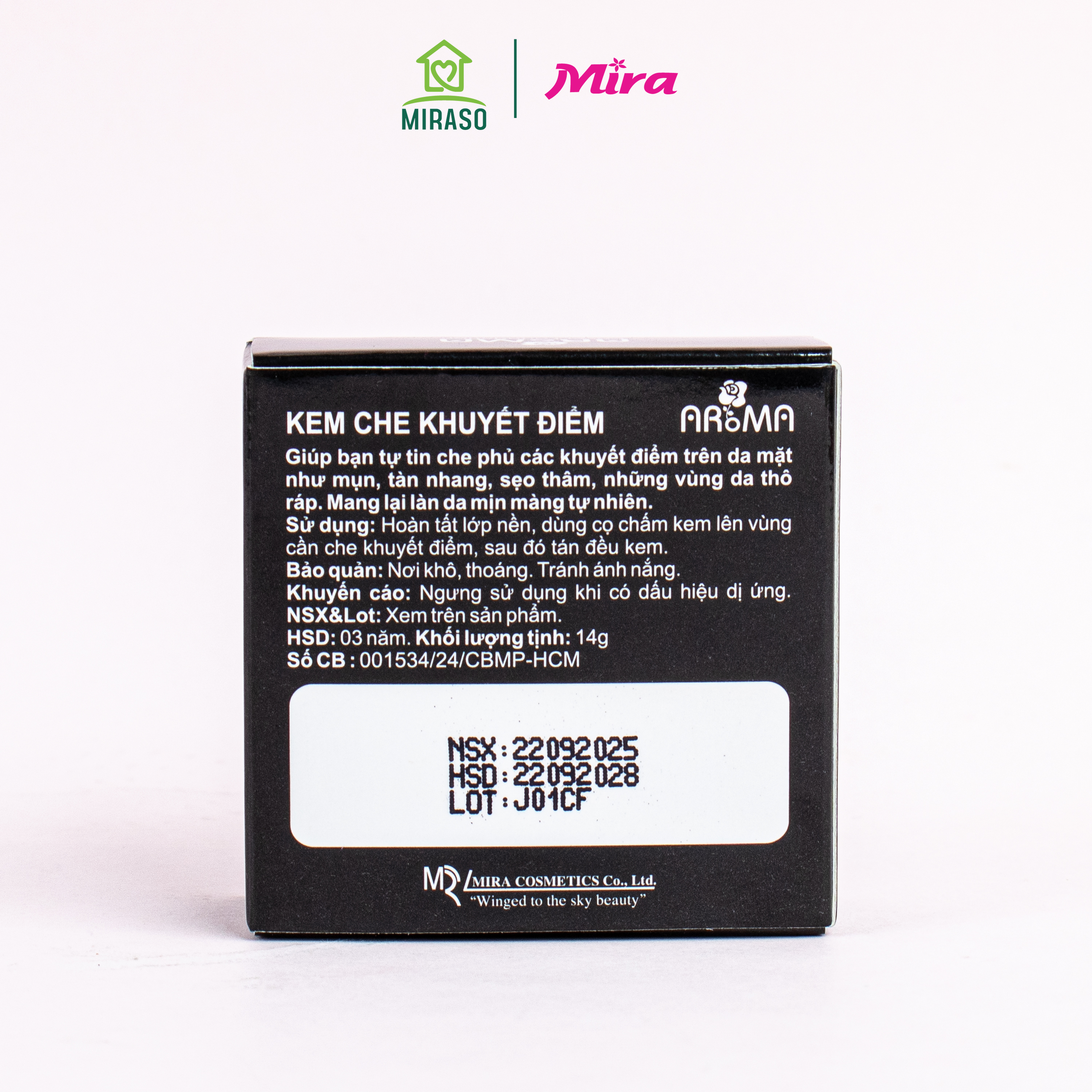 Kem Che Khuyết Điểm Aroma Cover Foundation (14g) C423